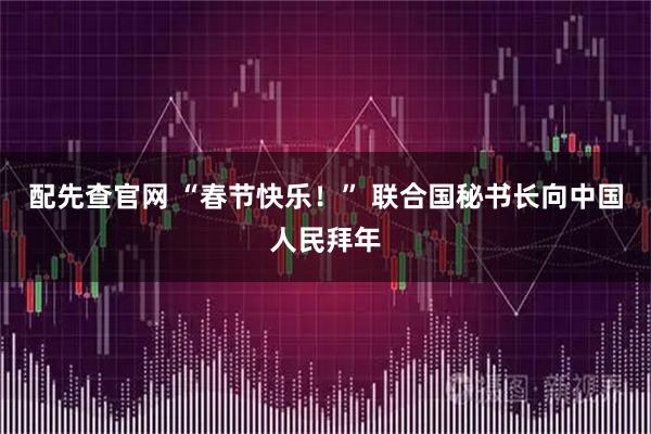 配先查官网 “春节快乐！” 联合国秘书长向中国人民拜年